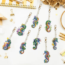 Load image into Gallery viewer, 8pcs 5D Diamond Art Key Rings Art Craft DIY Special-shaped Drill Gifts (GJ038)
