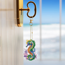 Load image into Gallery viewer, 8pcs 5D Diamond Art Key Rings Art Craft DIY Special-shaped Drill Gifts (GJ038)
