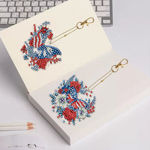 Load image into Gallery viewer, 6pcs 5D Diamond Art Key Rings Art Craft DIY Special-shaped Drill Gifts (GJ063)
