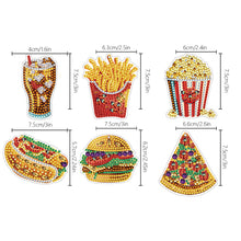 Load image into Gallery viewer, 6pcs 5D Diamond Art Key Rings Art Craft DIY Special-shaped Drill Gifts (GJ065)

