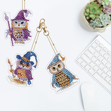 Load image into Gallery viewer, 6pcs 5D Diamond Art Key Rings Art Craft DIY Special-shaped Drill Gifts (GJ066)

