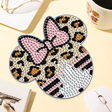 Load image into Gallery viewer, DIY Diamond Painting Coasters Kit Anti Slip Coasters Cartoon Mickey Cup Coasters
