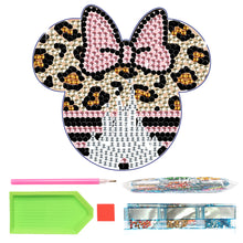 Load image into Gallery viewer, DIY Diamond Painting Coasters Kit Anti Slip Coasters Cartoon Mickey Cup Coasters
