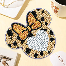 Load image into Gallery viewer, DIY Diamond Painting Coasters Kit Anti Slip Coasters Cartoon Mickey Cup Coasters
