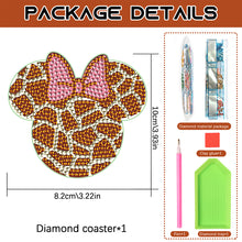 Load image into Gallery viewer, DIY Diamond Painting Coasters Kit Anti Slip Coasters Cartoon Mickey Cup Coasters
