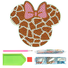 Load image into Gallery viewer, DIY Diamond Painting Coasters Kit Anti Slip Coasters Cartoon Mickey Cup Coasters
