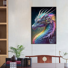 Load image into Gallery viewer, Diamond Painting - Full Square - Rainbow Dragonscale Dragon (50*75CM)
