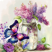 Load image into Gallery viewer, Diamond Painting - Full Round - Butterfly (30*30CM)
