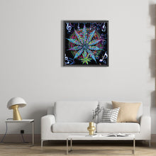 Load image into Gallery viewer, Diamond Painting - Partial Special Shaped - marijuana leaf (30*30CM)
