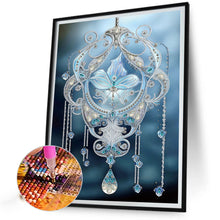 Load image into Gallery viewer, Diamond Painting - Partial Special Shaped - blue water drop pendant (30*40CM)
