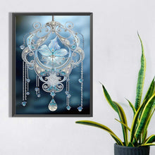 Load image into Gallery viewer, Diamond Painting - Partial Special Shaped - blue water drop pendant (30*40CM)
