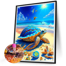 Load image into Gallery viewer, Diamond Painting - Full Round - beach turtle (30*40CM)
