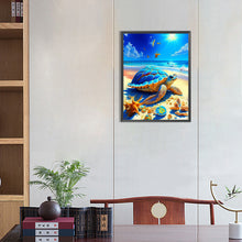 Load image into Gallery viewer, Diamond Painting - Full Round - beach turtle (30*40CM)
