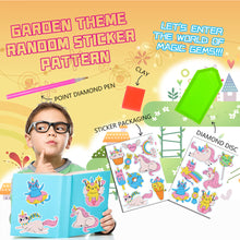 Load image into Gallery viewer, 2pcs Gem Sticker Diamond Art 5D Arts Crafts DIY for Kids Beginner (BT252)
