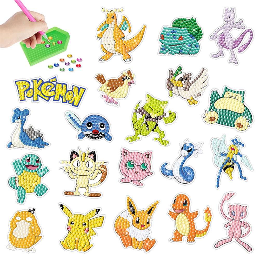2pcs Gem Sticker Diamond Art 5D Arts Crafts DIY for Kids Beginner (BT272)