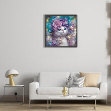 Load image into Gallery viewer, Diamond Painting - Full Round - the cat (30*30CM)
