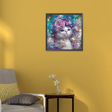 Load image into Gallery viewer, Diamond Painting - Full Round - the cat (30*30CM)

