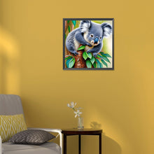 Load image into Gallery viewer, Diamond Painting - Full Round - baby koala (30*30CM)
