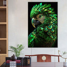 Load image into Gallery viewer, Diamond Painting - Full Round - green parrot (45*70CM)
