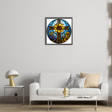 Load image into Gallery viewer, Diamond Painting - Full Round - round plate glass cross (30*30CM)
