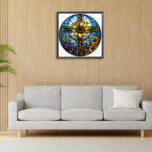 Load image into Gallery viewer, Diamond Painting - Full Round - round plate glass cross (30*30CM)
