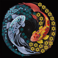 Load image into Gallery viewer, Diamond Painting - Partial Special Shaped - Tai Chi Yin Yang Fish (30*30cm)
