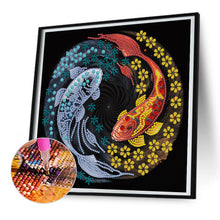 Load image into Gallery viewer, Diamond Painting - Partial Special Shaped - Tai Chi Yin Yang Fish (30*30cm)
