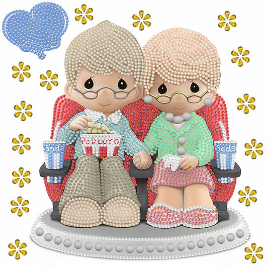 Diamond Painting - Partial Special Shaped - Precious Moment Doll (30*30cm)