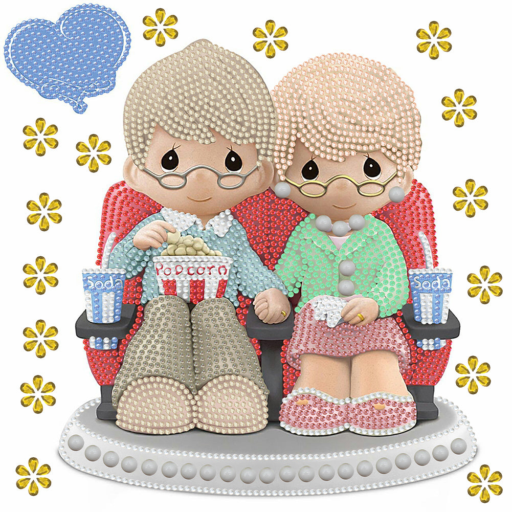 Diamond Painting - Partial Special Shaped - Precious Moment Doll (30*30cm)