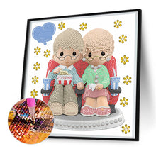 Load image into Gallery viewer, Diamond Painting - Partial Special Shaped - Precious Moment Doll (30*30cm)
