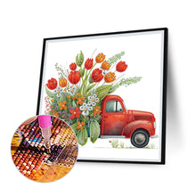Load image into Gallery viewer, Diamond Painting - Partial Special Shaped - flowers and cars (30*30CM)
