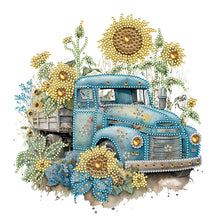 Load image into Gallery viewer, Diamond Painting - Partial Special Shaped - Field classic car (30*30CM)
