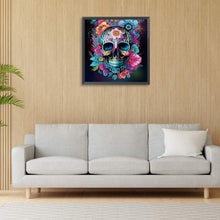 Load image into Gallery viewer, Diamond Painting - Partial Special Shaped - personalized skull (30*30CM)
