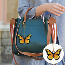 Load image into Gallery viewer, 12pcs Diamond Art Key Rings Hanging Ornaments 5D DIY Butterfly Bag Pandant Gifts
