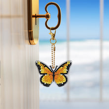 Load image into Gallery viewer, 12pcs Diamond Art Key Rings Hanging Ornaments 5D DIY Butterfly Bag Pandant Gifts
