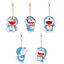 Load image into Gallery viewer, DIY Diamond Art Keychains Handmade Gem Keychains Lady Bag Pendant (Doraemon)
