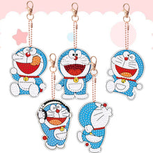 Load image into Gallery viewer, DIY Diamond Art Keychains Handmade Gem Keychains Lady Bag Pendant (Doraemon)
