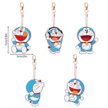 Load image into Gallery viewer, DIY Diamond Art Keychains Handmade Gem Keychains Lady Bag Pendant (Doraemon)
