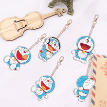 Load image into Gallery viewer, DIY Diamond Art Keychains Handmade Gem Keychains Lady Bag Pendant (Doraemon)
