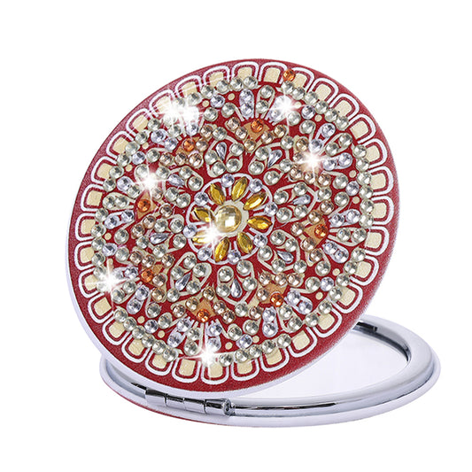 DIY Crystal Diamond Mirror Portable Datura Art Craft Set for Girl (024)