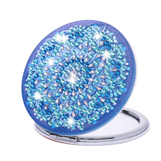 DIY Crystal Diamond Mirror Portable Datura Art Craft Set for Girl (025)