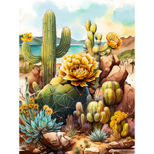 Load image into Gallery viewer, Diamond Painting - Full Round - boot cactus (30*40CM)
