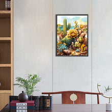 Load image into Gallery viewer, Diamond Painting - Full Round - boot cactus (30*40CM)
