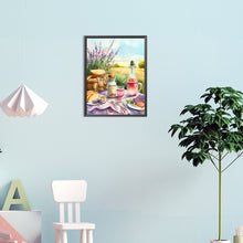 Load image into Gallery viewer, Diamond Painting - Full Round - Lavender Cottage (30*40CM)
