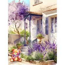 Load image into Gallery viewer, Diamond Painting - Full Round - Lavender Cottage (30*40CM)
