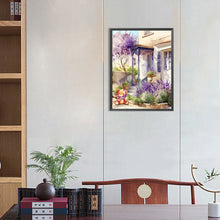 Load image into Gallery viewer, Diamond Painting - Full Round - Lavender Cottage (30*40CM)
