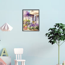Load image into Gallery viewer, Diamond Painting - Full Round - Lavender Cottage (30*40CM)
