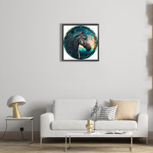 Load image into Gallery viewer, Diamond Painting - Full Round - round glass art horse (35*35CM)

