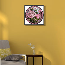 Load image into Gallery viewer, Diamond Painting - Full Round - round glass art rose (35*35CM)
