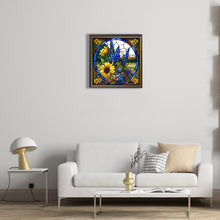 Load image into Gallery viewer, Diamond Painting - Full Round - Stained Glass Sunflowers (35*35CM)
